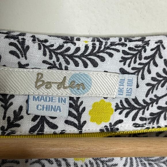 Boden Floral Linen Dress Women Size 10L - Picture 6 of 7